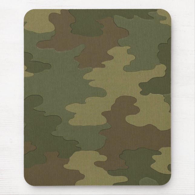 Tapis De Souris Carte de souris de camouflage foncé (Devant)