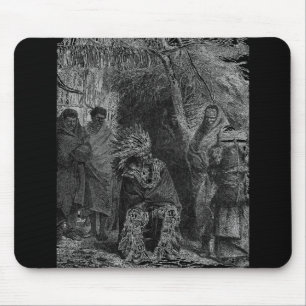 Tapis De Souris Carte de souris de la tribu indienne