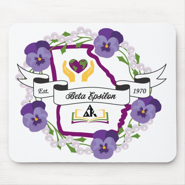 Tapis De Souris Carte de souris Georgia Beta Epsilon (Devant)
