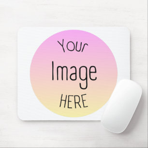 Tapis De Souris Carte de souris photo ou logo personnalisé - Perso