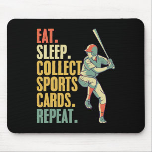 Tapis De Souris Carte de sport Collecte de baseball de baseball de