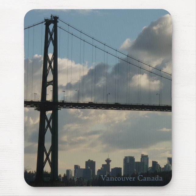 Tapis De Souris Carte de voeux Vancouver Canada Souvenir Vancouver (Devant)