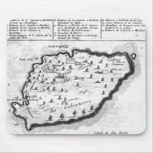 Tapis De Souris Carte des Barbade