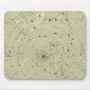 Tapis De Souris Carte des étoiles de la région polaire nord