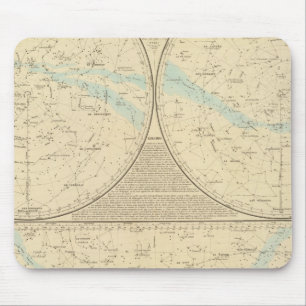 Tapis De Souris Carte des étoiles fixes