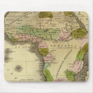 Tapis De Souris Carte des Jeux olympiques en Afrique