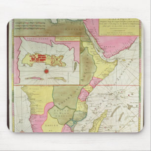 Tapis De Souris Carte des pays de l'Afrique