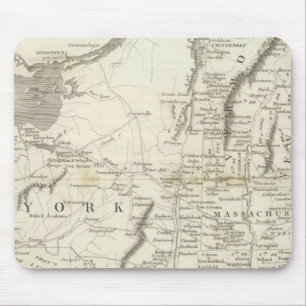 Tapis De Souris Carte des provinces des États-Unis