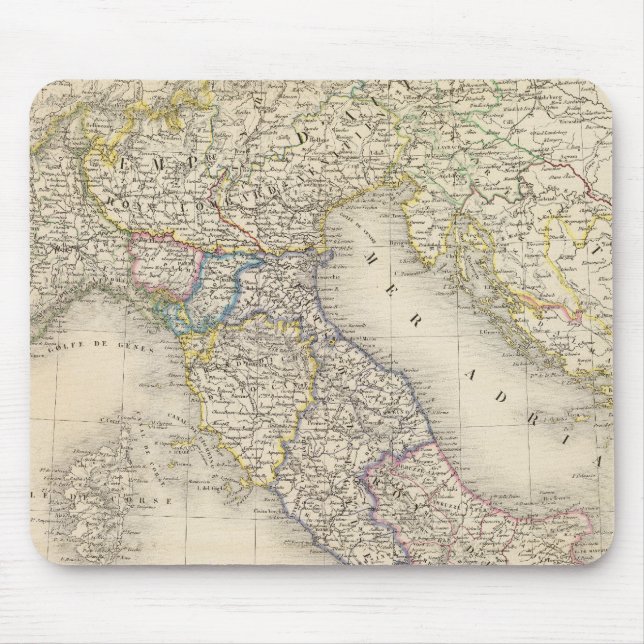 Tapis De Souris Carte d'Italie (Devant)