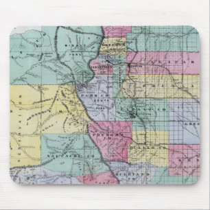 Tapis De Souris Carte du Colorado de Thayer