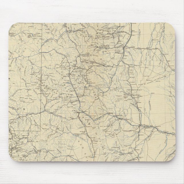 Tapis De Souris Carte du drainage du Colorado (Devant)