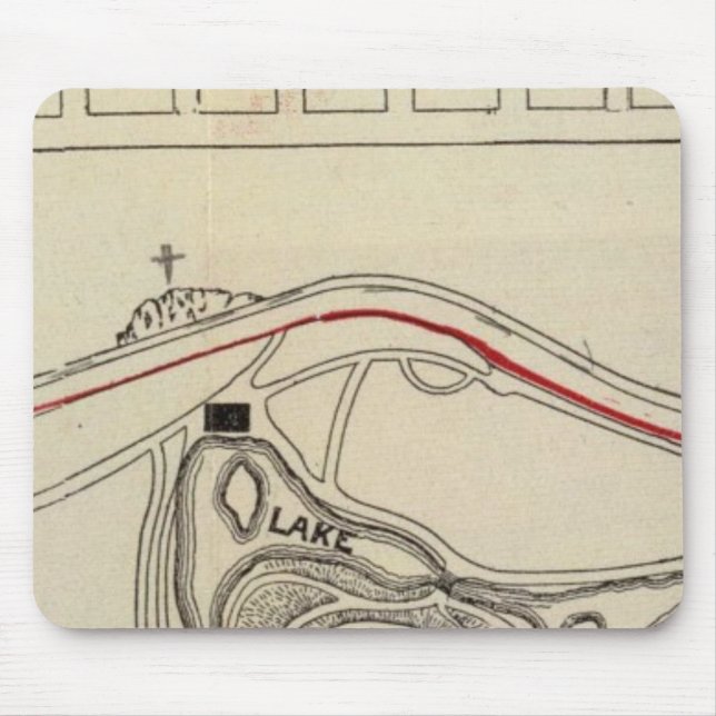 Tapis De Souris Carte du Golden Gate Park (Devant)