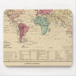 Tapis De Souris Carte du monde