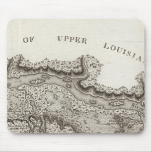 Tapis De Souris Carte du pays de l'Illinois
