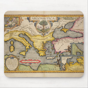 Tapis De Souris Carte du voyage des argonautes