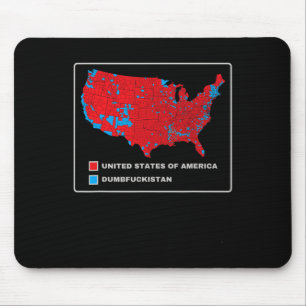Tapis De Souris Carte Électorale 2024 Etats-Unis D'Amérique Dumbfo
