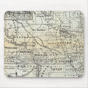 Tapis De Souris Carte exacte du Dakota