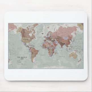 Tapis De Souris Carte exécutive du monde