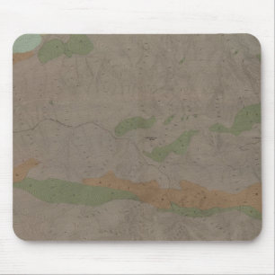 Tapis De Souris Carte géologique du district minier de New Almade