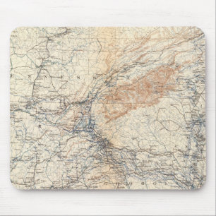 Tapis De Souris Carte militaire, WT Sherman