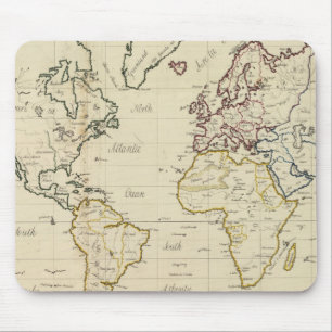 Tapis De Souris Carte mondiale