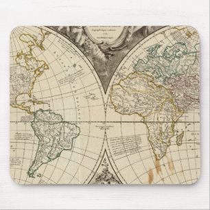 Tapis De Souris Carte mondiale 8