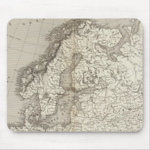 Tapis De Souris Carte non colorée de l'Europe