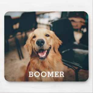 Tapis De Souris Carte photo personnalisée pour chien