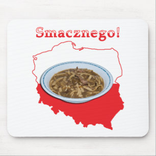 Tapis De Souris Carte polonaise de Czarnina Smacznego