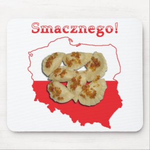 Tapis De Souris Carte polonaise de Pierogi Smacznego