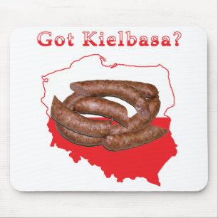 Tapis De Souris Carte Polonaise Kielbasa