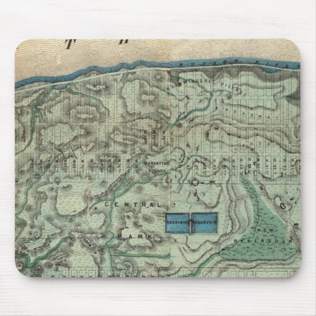 Tapis De Souris Carte sanitaire et topographique de la ville de Ne (Devant)