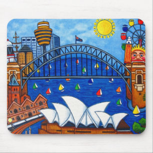Tapis De Souris Carte Sensationnelle De Souris De Sydney