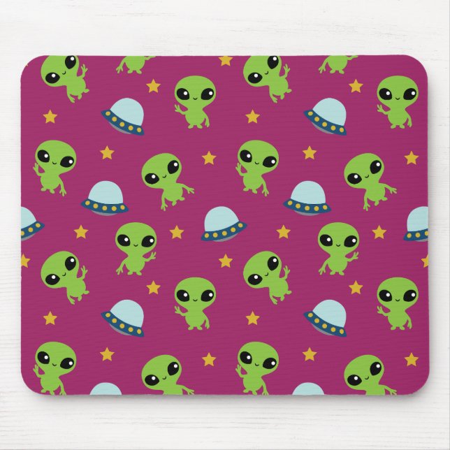Tapis De Souris Carte souris Alien (Devant)
