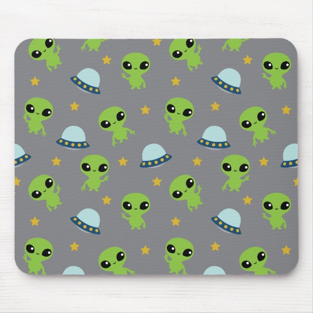 Tapis De Souris Carte souris Alien (Devant)