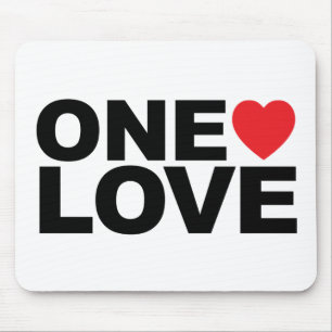 Tapis De Souris Carte souris du logo OneLove
