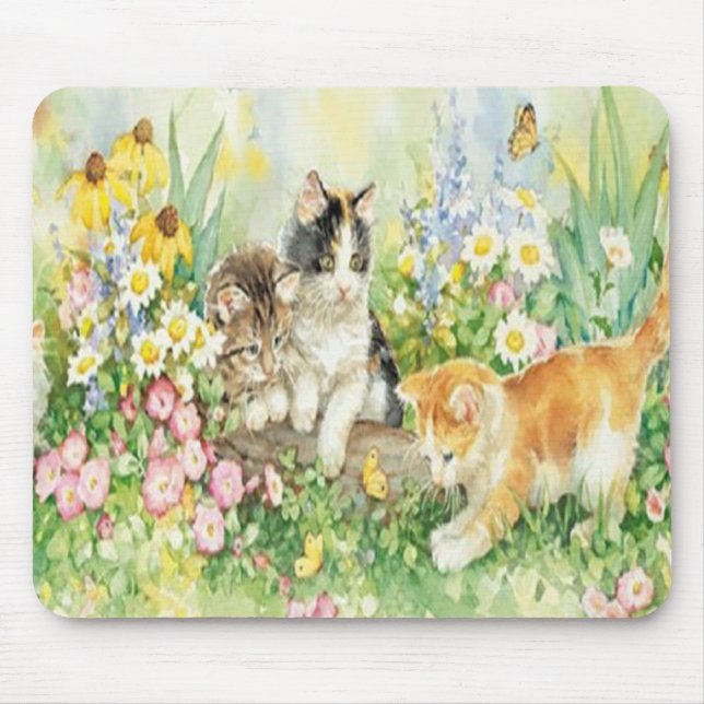 Tapis De Souris Carte souris Kittens (Devant)