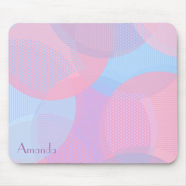 Tapis De Souris Carte souris Motif circulaire (Devant)