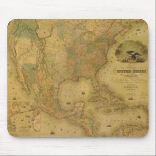 Tapis De Souris Carte Souris Pad USA