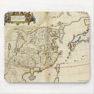 Tapis De Souris Carte vintage de la Chine 1662