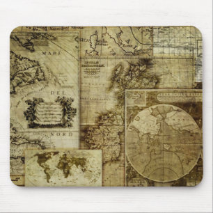 Tapis De Souris Cartes anciennes du monde