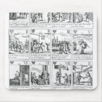 cartes de jeu Anti-catholiques commémorant