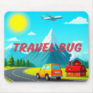 Tapis De Souris Cartes de souris pour les bogues de voyage
