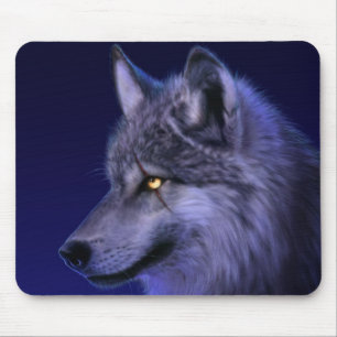 Tapis De Souris Cartes de souris : Souris Mystic Wolf