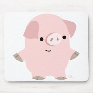 Tapis De Souris Cartographie calme Mousepad cochon