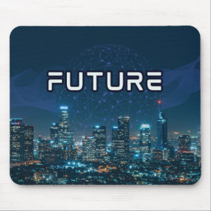 Tapis De Souris Carton de souris futuriste : Design élégant et mod