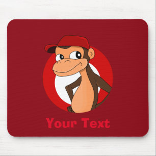 Tapis De Souris Carton de souris personnalisé chimpanzé