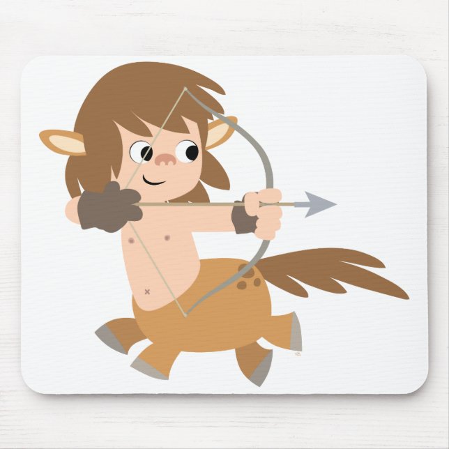 Tapis De Souris Carton mignon Centaur Sagittarius Mousepad (Devant)