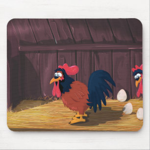 Tapis De Souris Cartoon Chicken Hen House