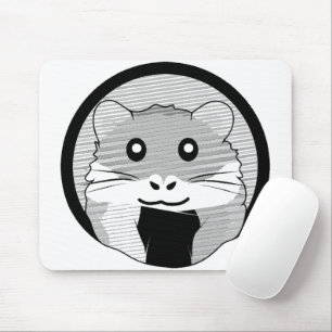 Tapis De Souris Cartoon Hamster Scarfed Joy